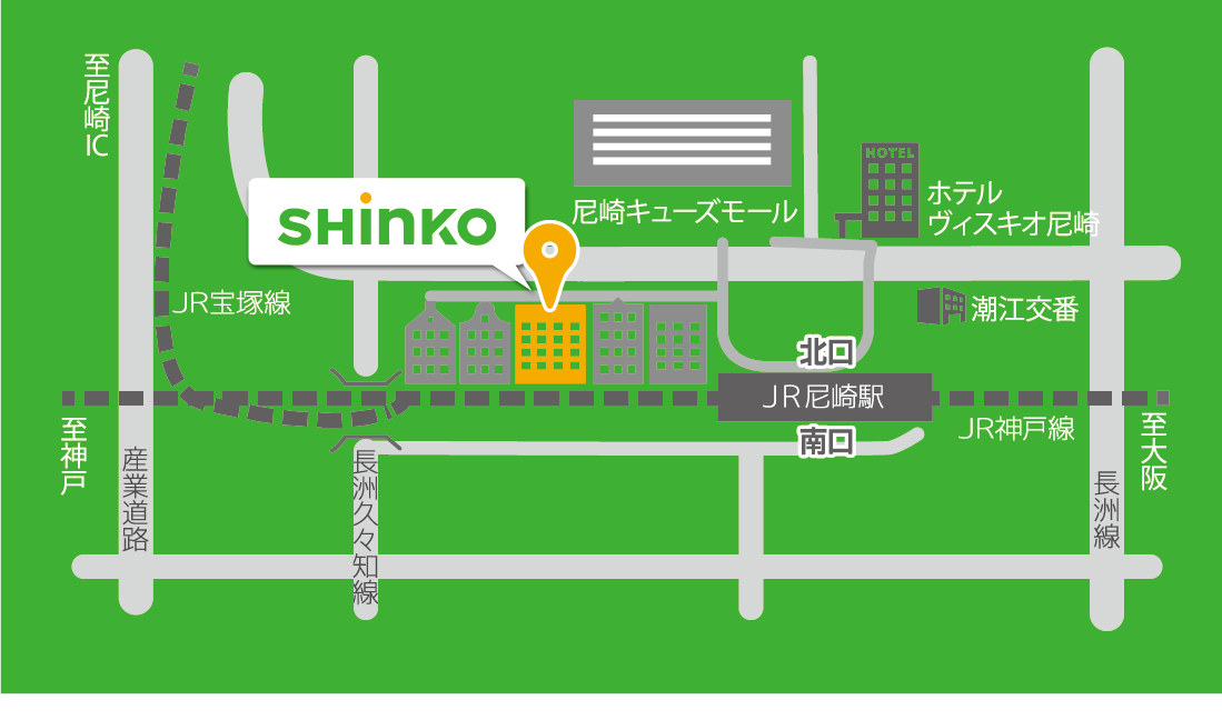 SHINKO本社地図